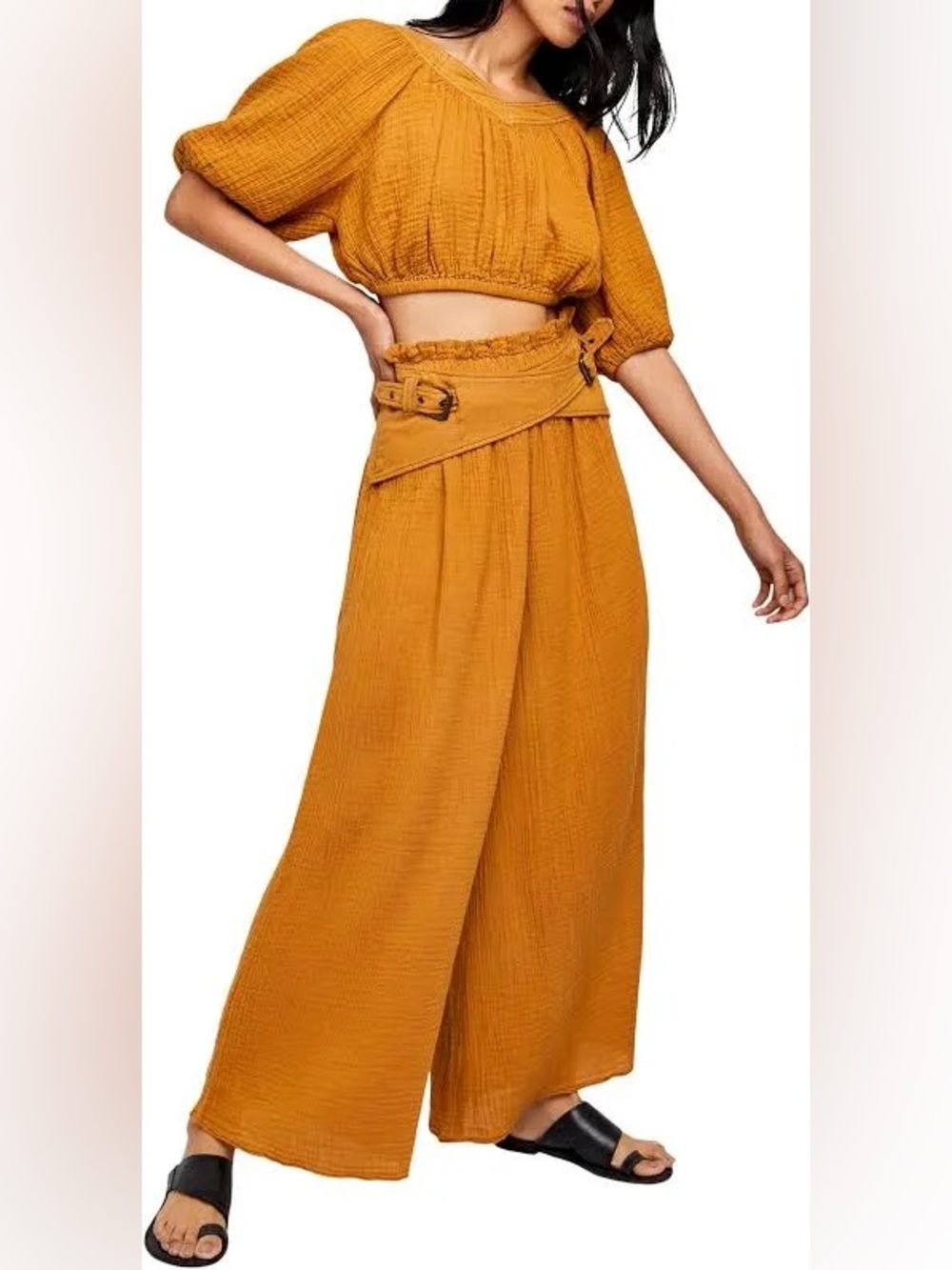 Free People Lou Lou Pant Set | Size S